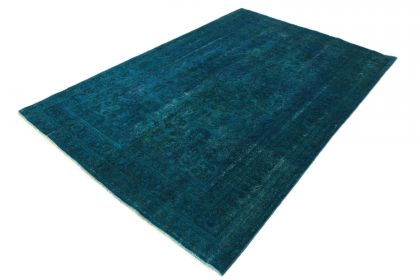 Carpetido Design Vintage Rug Turquoise in 300x190 (2 / 7)