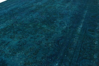 Carpetido Design Vintage Rug Turquoise in 300x190 (6 / 7)