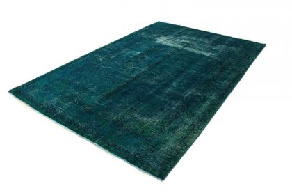 Carpetido Design Vintage-Teppich Türkis in 310x200 (2 / 7)