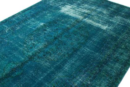 Carpetido Design Vintage-Teppich Türkis in 310x200 (3 / 7)