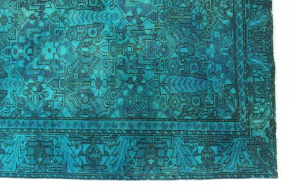 Carpetido Design Vintage Rug Turquoise in 310x210 (4 / 7)