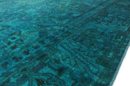 Carpetido Design Vintage Rug Turquoise in 310x210 (7 / 7)