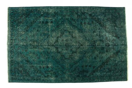 Carpetido Design Vintage-Teppich Türkis Grün in 230x140 (6 / 8)