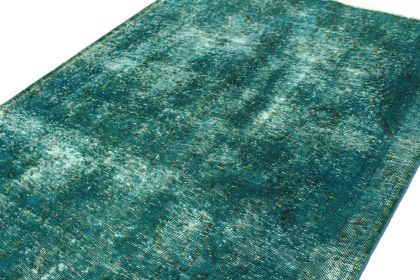 Carpetido Design Vintage Rug Turquoise in 240x140 (4 / 6)