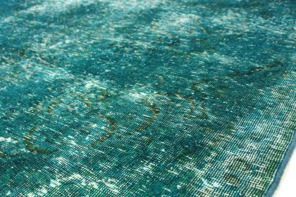 Carpetido Design Vintage Rug Turquoise in 240x140 (5 / 6)