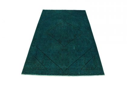Carpetido Design Vintage-Teppich Türkis in 240x150