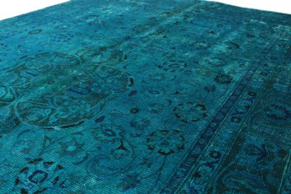 Carpetido Design Vintage Rug Turquoise in 300x200 (6 / 6)