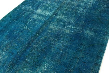 Carpetido Design Vintage-Teppich Türkis in 290x190 (6 / 8)