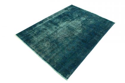 Carpetido Design Vintage Rug Turquoise in 180x130 (2 / 6)