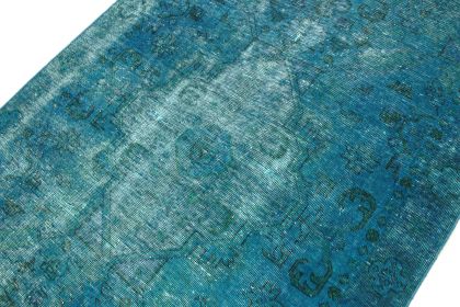 Carpetido Design Vintage Rug Turquoise in 180x130 (3 / 6)