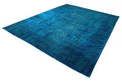 Carpetido Design Vintage-Teppich Blau Türkis in 450x340 (2 / 8)