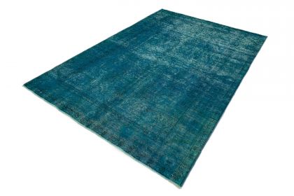 Carpetido Design Vintage Rug Turquoise in 290x200 (2 / 7)
