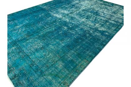Carpetido Design Vintage-Teppich Türkis in 290x200 (3 / 7)