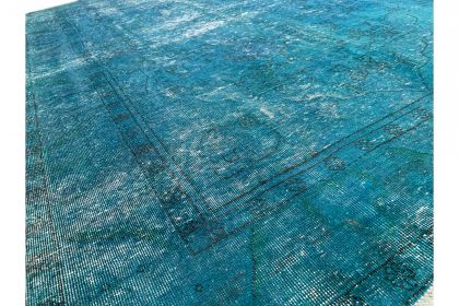 Carpetido Design Vintage Rug Turquoise in 290x200 (7 / 7)