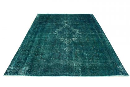 Carpetido Design Vintage-Teppich Türkis Grün in 400x300