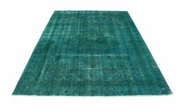Carpetido Design Vintage-Teppich Türkis in 360x270