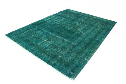 Carpetido Design Vintage Rug Turquoise in 360x270 (2 / 7)