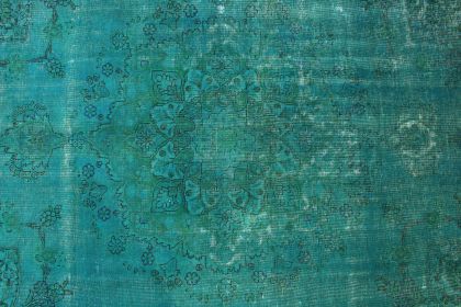 Carpetido Design Vintage Rug Turquoise in 360x270 (5 / 7)