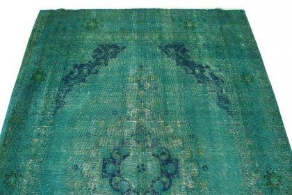 Carpetido Design Vintage-Teppich Grün Türkis in 280x190 (3 / 5)