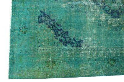 Carpetido Design Vintage-Teppich Grün Türkis in 280x190 (4 / 5)