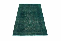Carpetido Design Vintage-Teppich Grün in 150x100