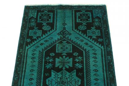 Carpetido Design Vintage Rug Green in 170x100 (3 / 5)
