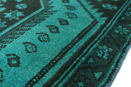 Carpetido Design Vintage Rug Green in 170x100 (5 / 5)