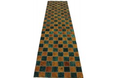 Patchwork Rug Runner Turquoise in 320x80cm