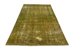 Carpetido Design Vintage-Teppich Gold Gelb in 340x230