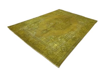 Carpetido Design Vintage Rug Gold Yellow in 340x250 (2 / 5)