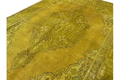Carpetido Design Vintage Rug Gold Yellow in 340x250 (3 / 5)