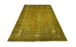 Carpetido Design Vintage-Teppich Gold Gelb in 390x290