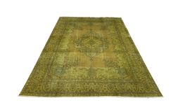 Carpetido Design Vintage-Teppich Gold Gelb in 390x290