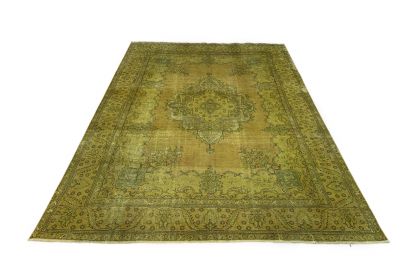 Carpetido Design Vintage-Teppich Gold Gelb in 390x290