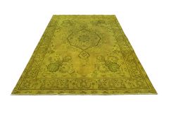 Carpetido Design Vintage Rug Gold Yellow in 290x200