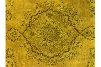 Carpetido Design Vintage-Teppich Gold Gelb in 290x200 (4 / 5)