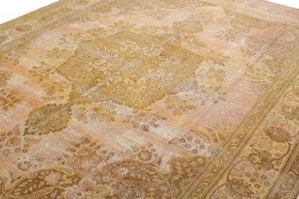 Vintage Teppich Braun Beige Rosa in 390x300cm (4 / 7)