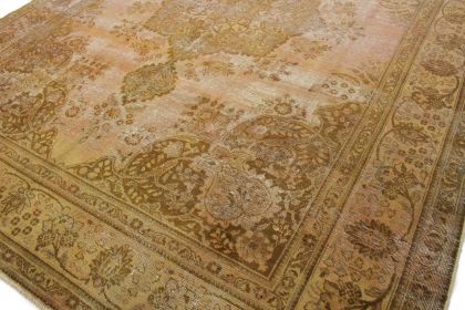 Vintage Teppich Braun Beige Rosa in 390x300cm (6 / 7)