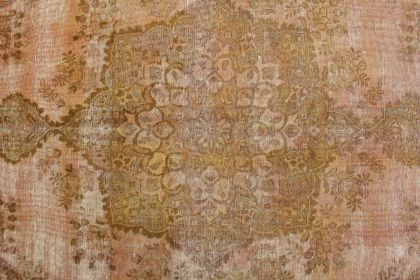 Vintage Teppich Braun Beige Rosa in 390x300cm (7 / 7)