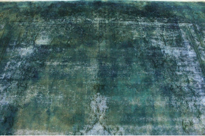 Vintage Teppich Grün Blau in 400x300cm (4 / 5)