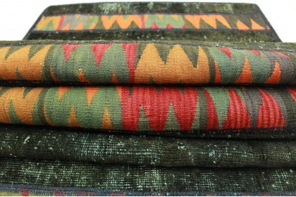 Patchwork Rug in 310x80cm (4 / 9)