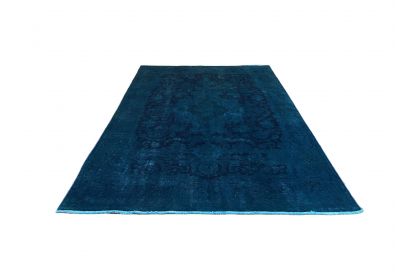 Carpetido Design Vintage Rug Dark Blue Blue in 290x190cm (1 / 7)