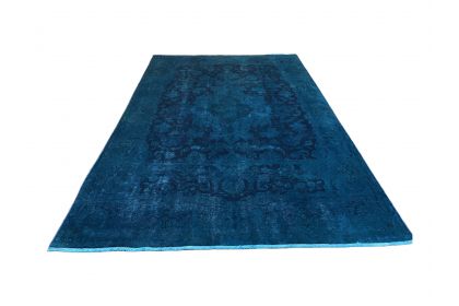 Carpetido Design Vintage Rug Dark Blue Blue in 290x190cm (2 / 7)