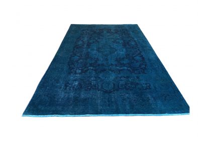 Carpetido Design Vintage Rug Dark Blue Blue in 290x190cm (3 / 7)