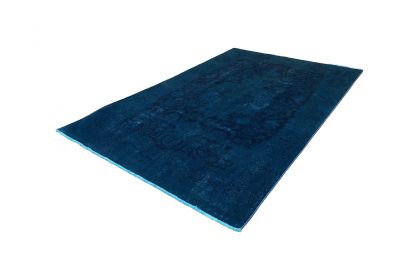 Carpetido Design Vintage Rug Dark Blue Blue in 290x190cm (4 / 7)