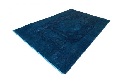 Carpetido Design Vintage Rug Dark Blue Blue in 290x190cm (5 / 7)