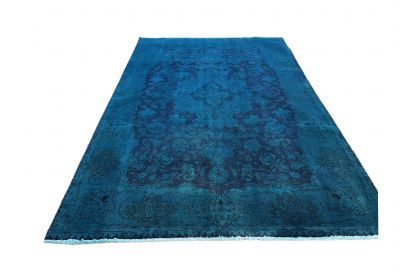 Carpetido Design Vintage Rug Dark Blue Blue in 290x190cm (6 / 7)