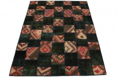 Patchwork Rug Rose Olive in 240x180cm