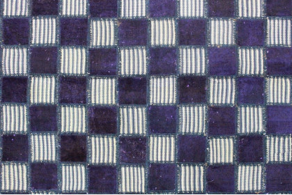 Patchwork Rug Purple Beige in 240x160cm (5 / 5)