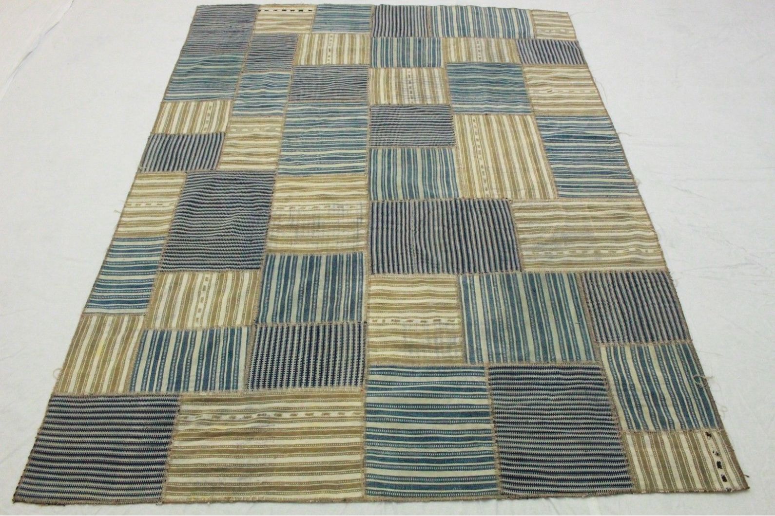 Natur Teppich Kelim Navarro Beige Braun